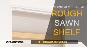 Creative Ways to Use Painted Rough-Sawn Shelves