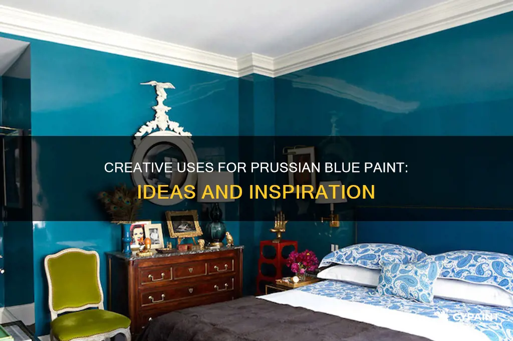 what can i do with prussion blue paint