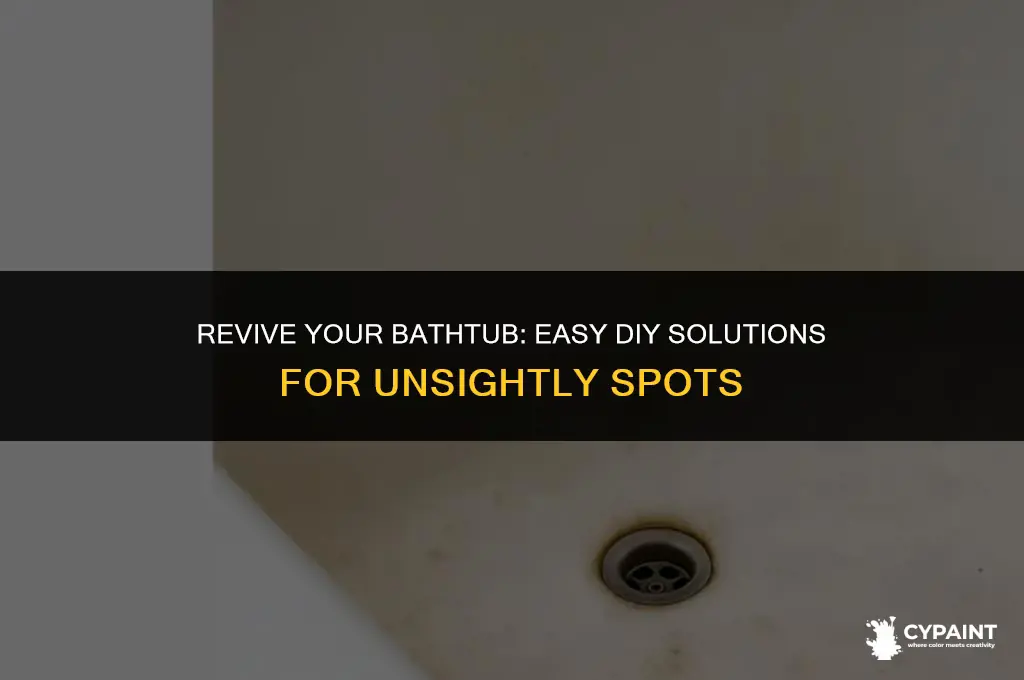 what can i paint a spot on my bathtub with
