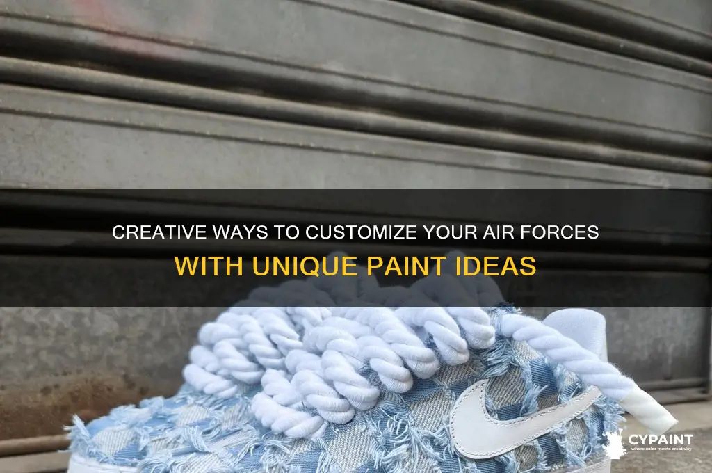 what can i paint my air forces with