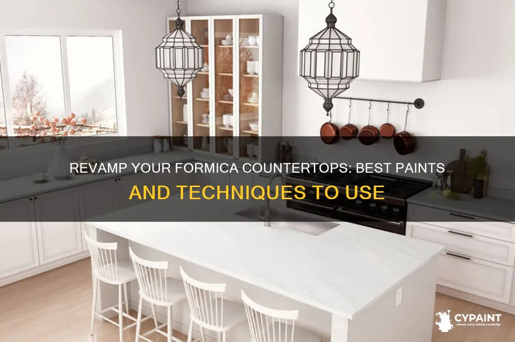 what can i paint my formica countertops with