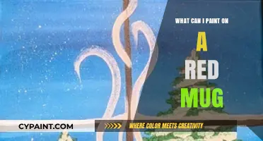 Creative Ideas for Painting Unique Designs on a Red Mug