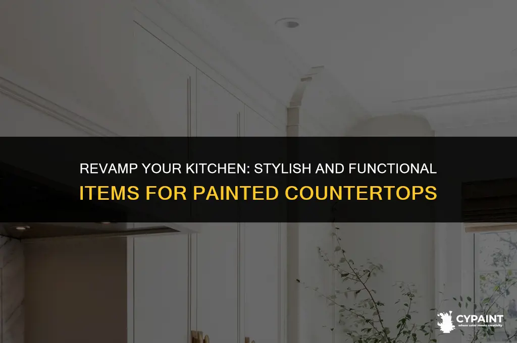 what can i put on a painted countertop for kitchen