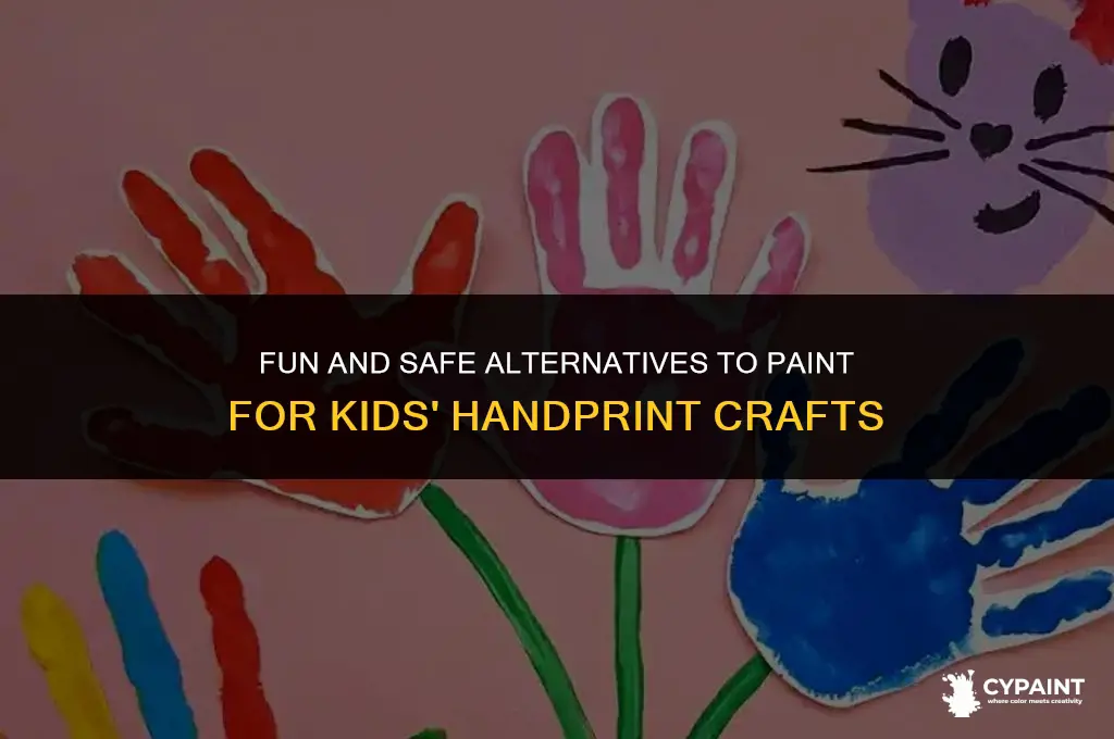 what can i subsitute for paint for kids hands print