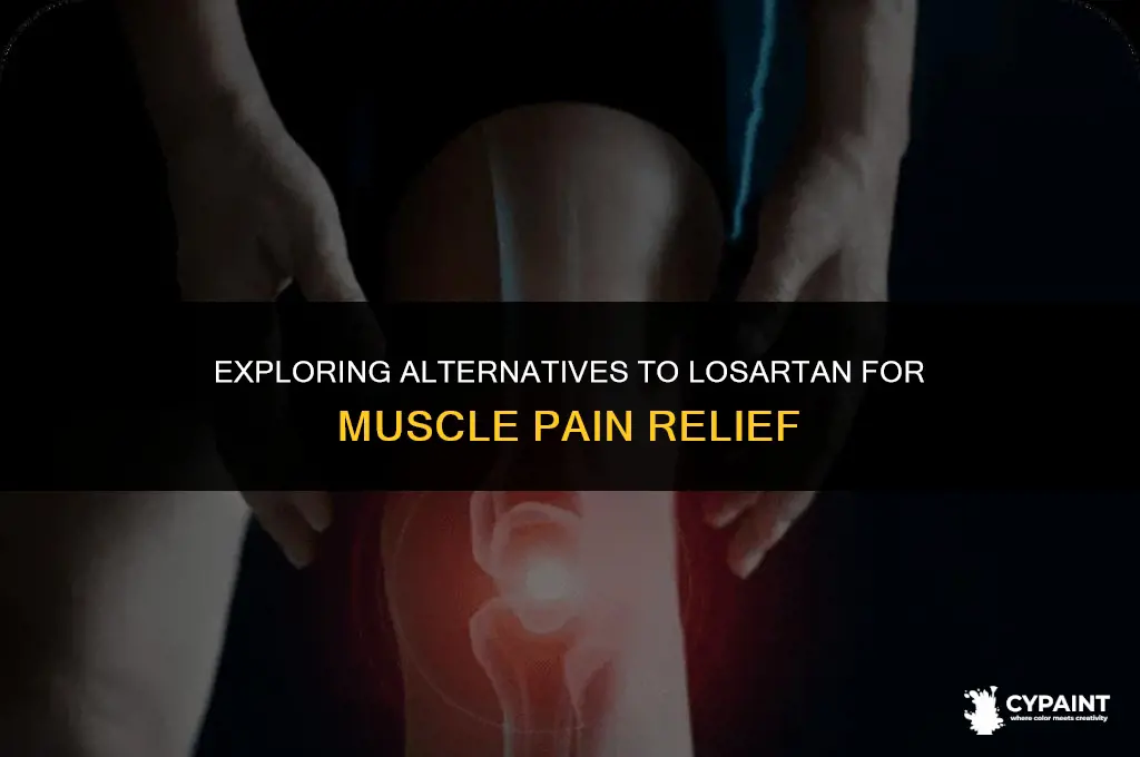 what can i substitute for losartan to relieve muscle paint