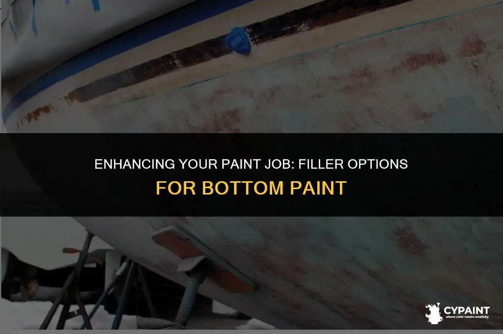 what can you add to bottom paint as a filler