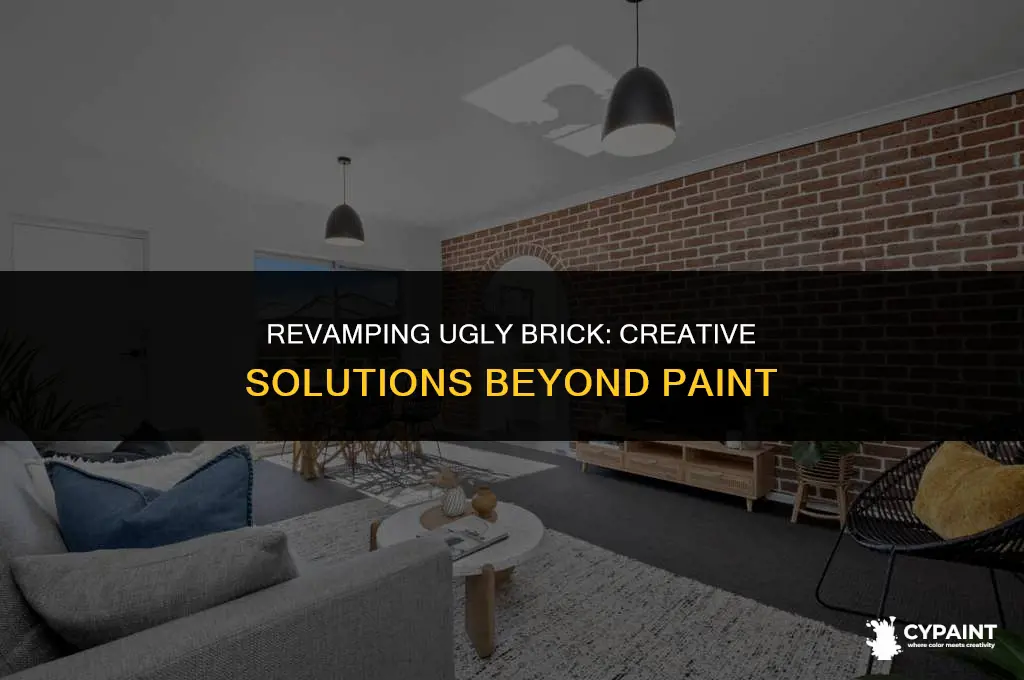 what can you do to ugly brick without painting it