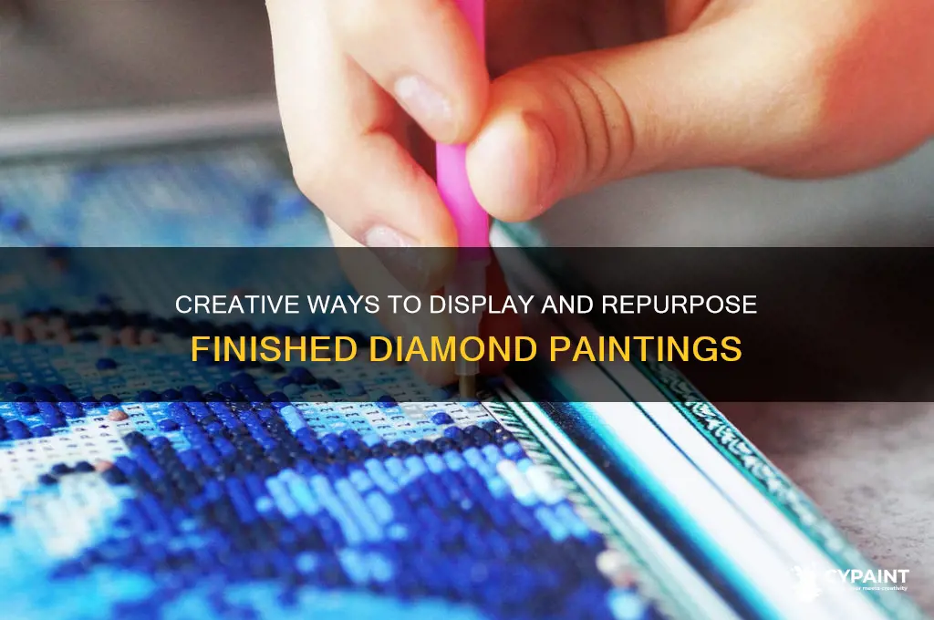 what can you do with finished diamond painting