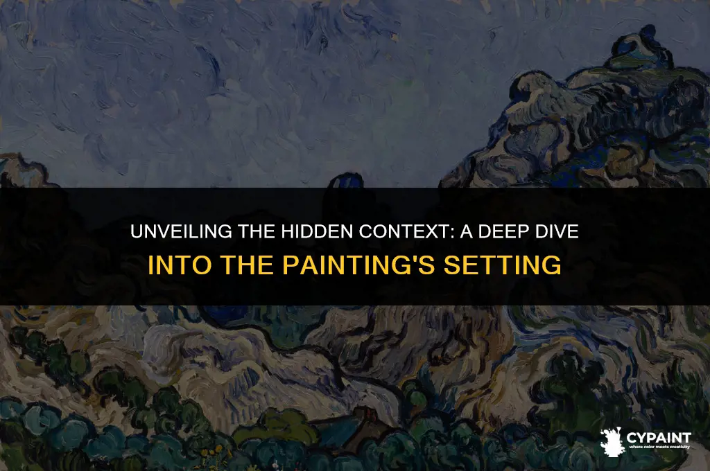 what can you infer about the setting of the painting