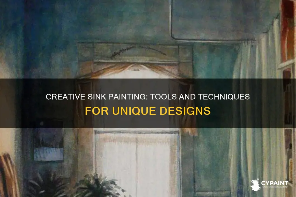 what can you ise to paint by sinks