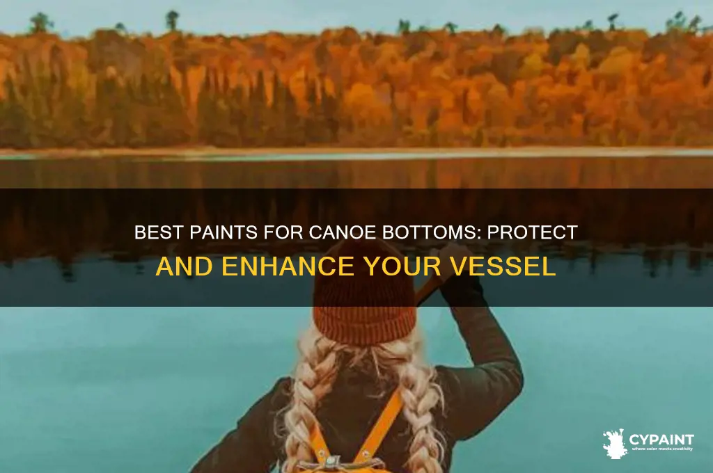 what can you paint a canoe bottom with
