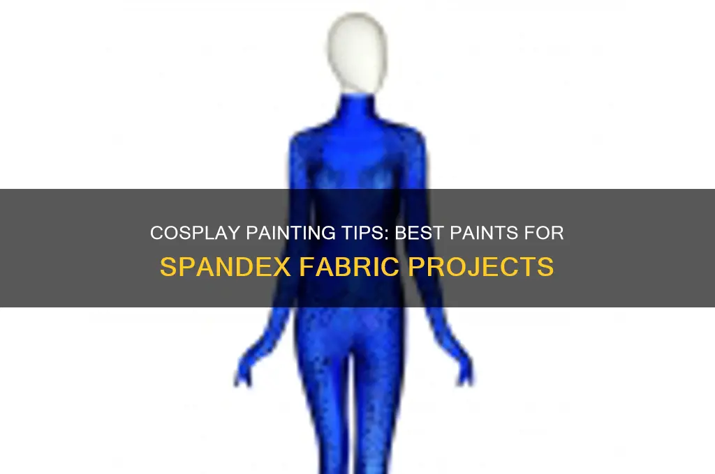 what can you paint spandex with for cosplay