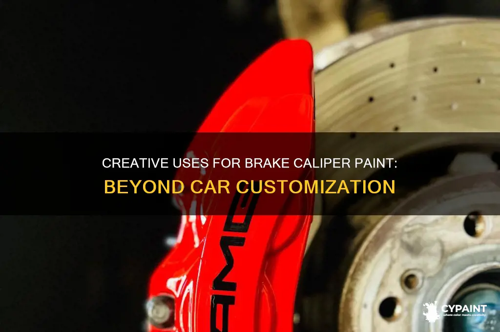 what can you paint with brake caliper paint