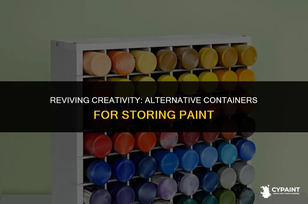 what can you put paint in if can is rusting