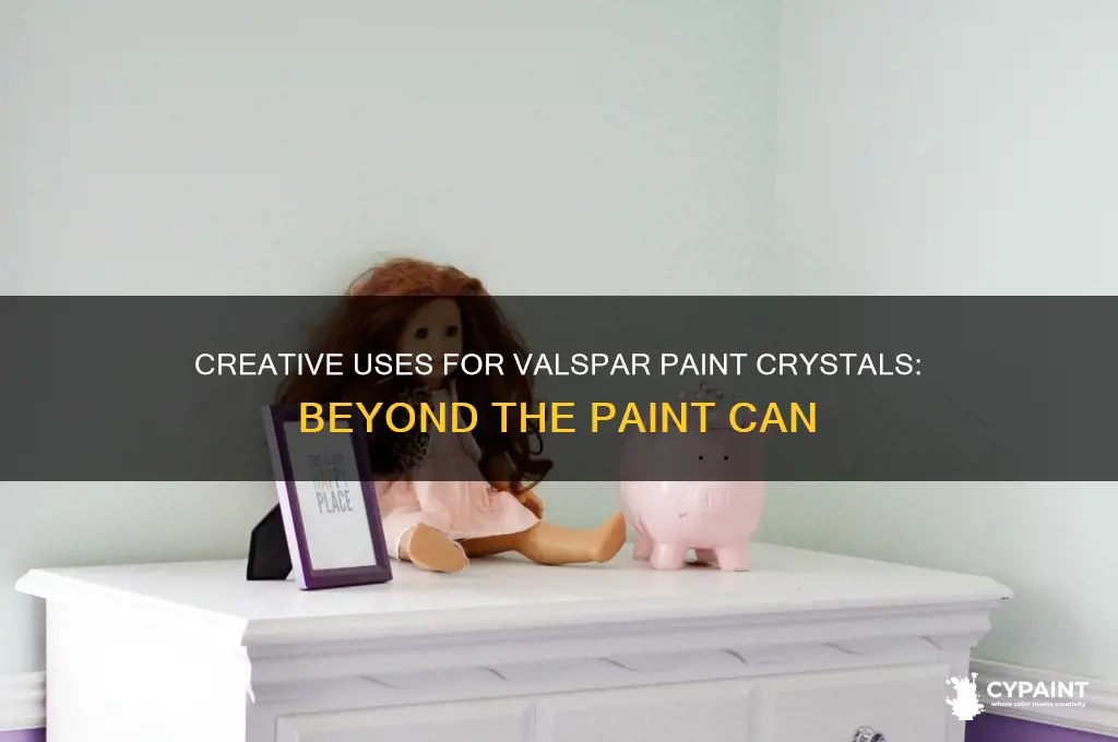 what can you put valspar paint crystals into