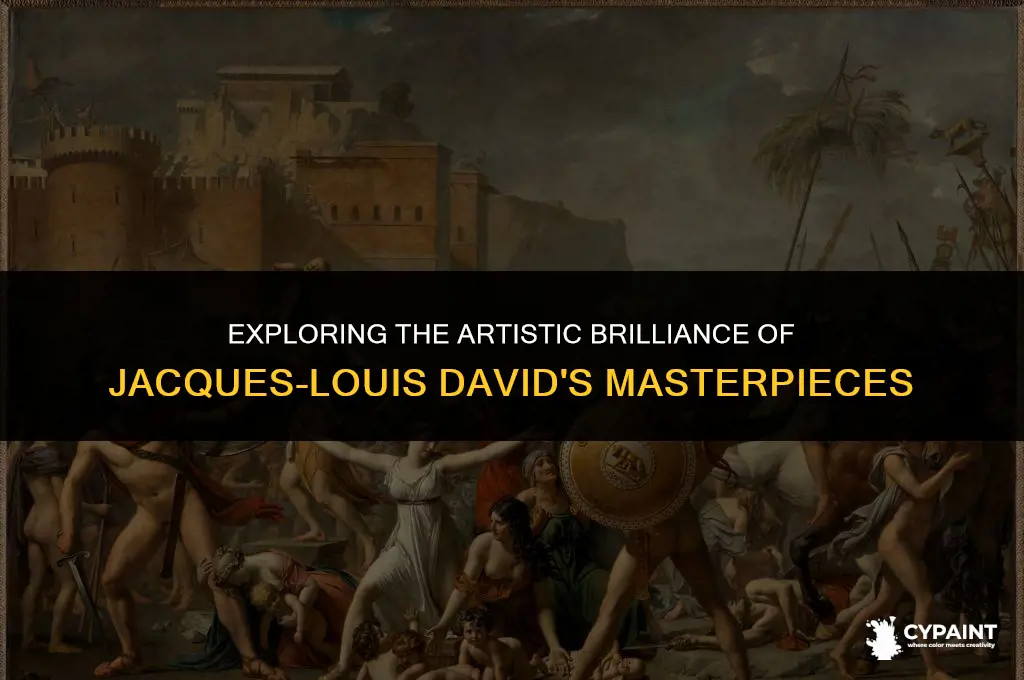 what can you say about the paintings of jacques-louis david