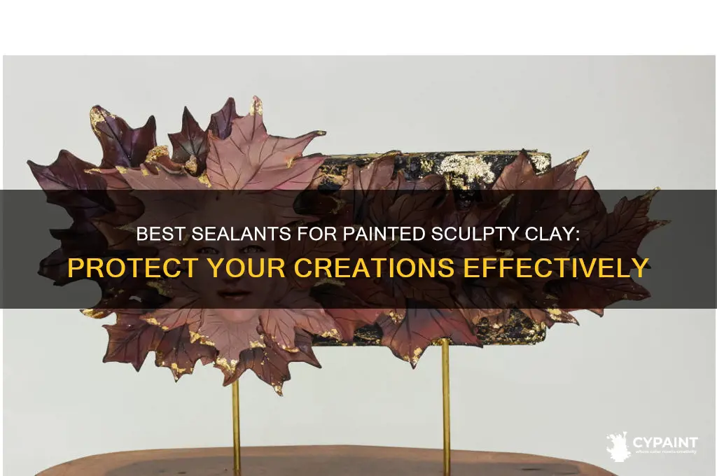 what can you seal painted sculpty clay with