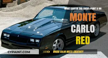 Chevy's Bold Move: Painting the '98 Monte Carlo Red