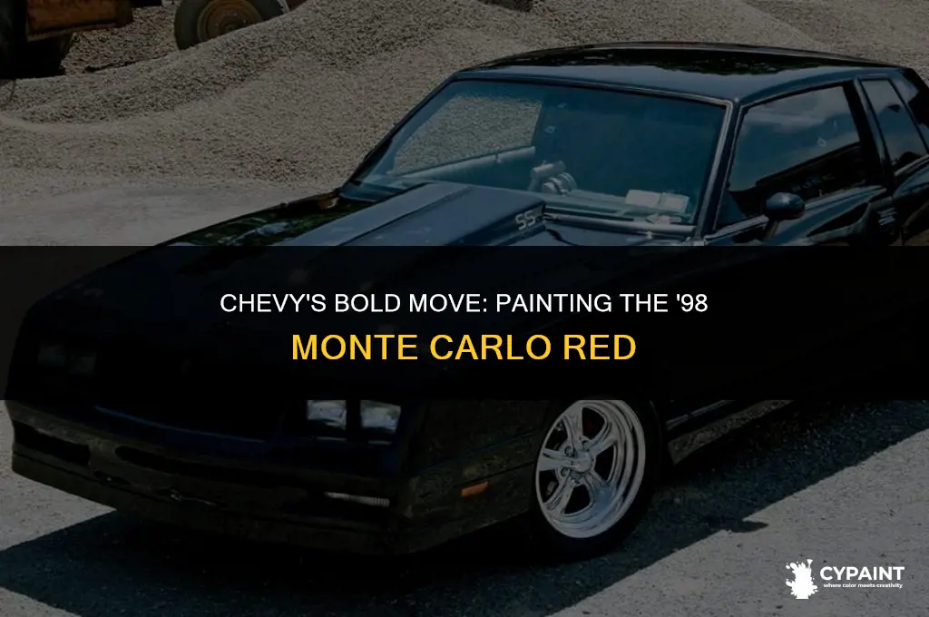 what carter did chevy paint a 98 monte carlo red