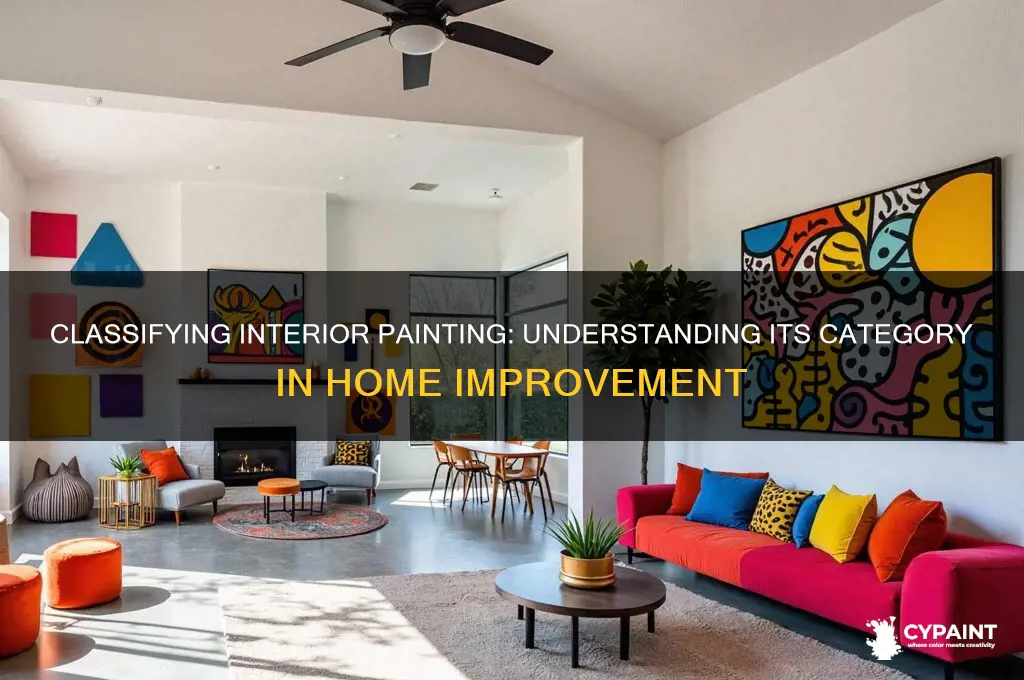what category would interior painting be classified under