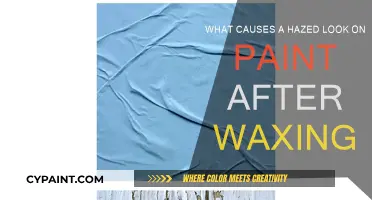 Why Does Waxing Leave a Hazy Residue on Paint?