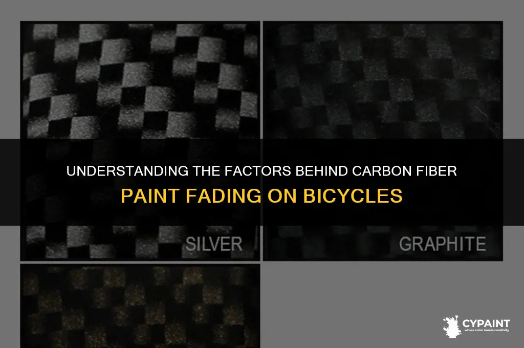 what causes carbon fiber paint on a bicycle to fade