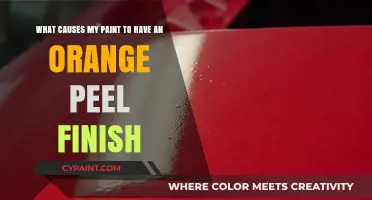 Unveiling the Mystery: Why Your Paint Has an Orange Peel Finish