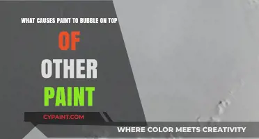 Unveiling the Mystery: Why Paint Bubbles on Other Paint