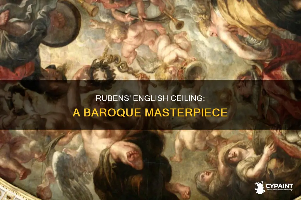 what celing did peter pual rubins paint in england
