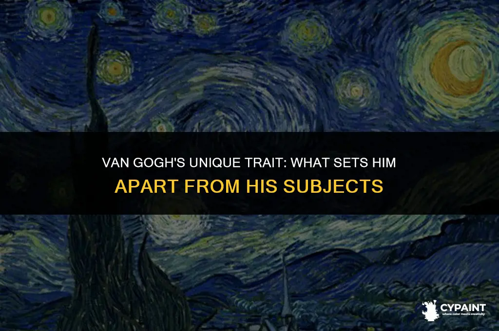 what characteristic does vincent not share with his painting subjects