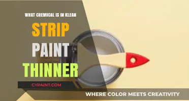 Klean Strip Paint Thinner: Unveiling the Key Chemical Components