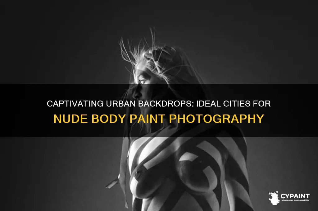 what city to photograph nude body paint model