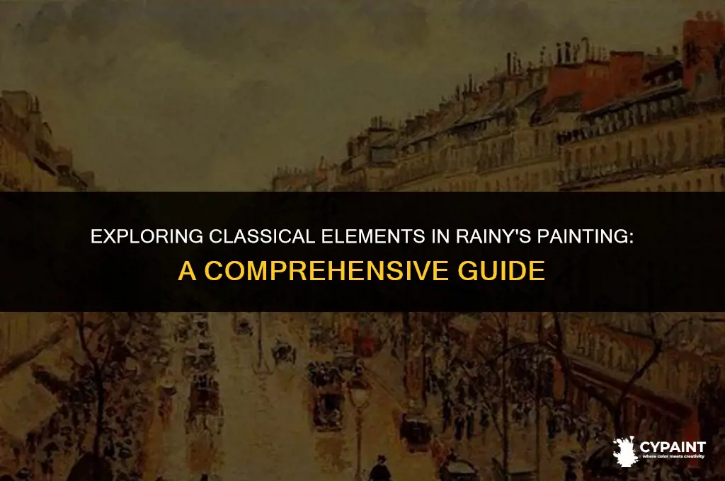 what classical elements are included in this painting b rainly