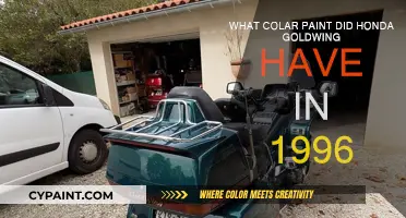 Honda Goldwing's 1996 Color Options: A Comprehensive Overview