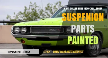 1970 Challenger Suspension Parts: Original Paint Colors Revealed