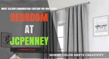 Elegant Gray Bedroom: JCPenney's Top Curtain Color Combos