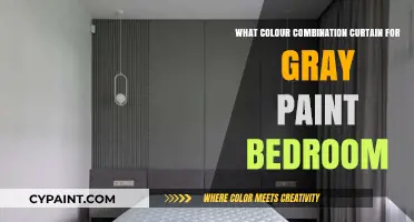 Perfect Curtain Color Combines for Gray Painted Bedrooms: Stylish Ideas