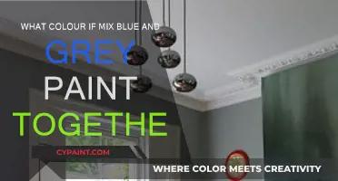 Creating a Calm and Serene Hue: Mixing Blue and Grey