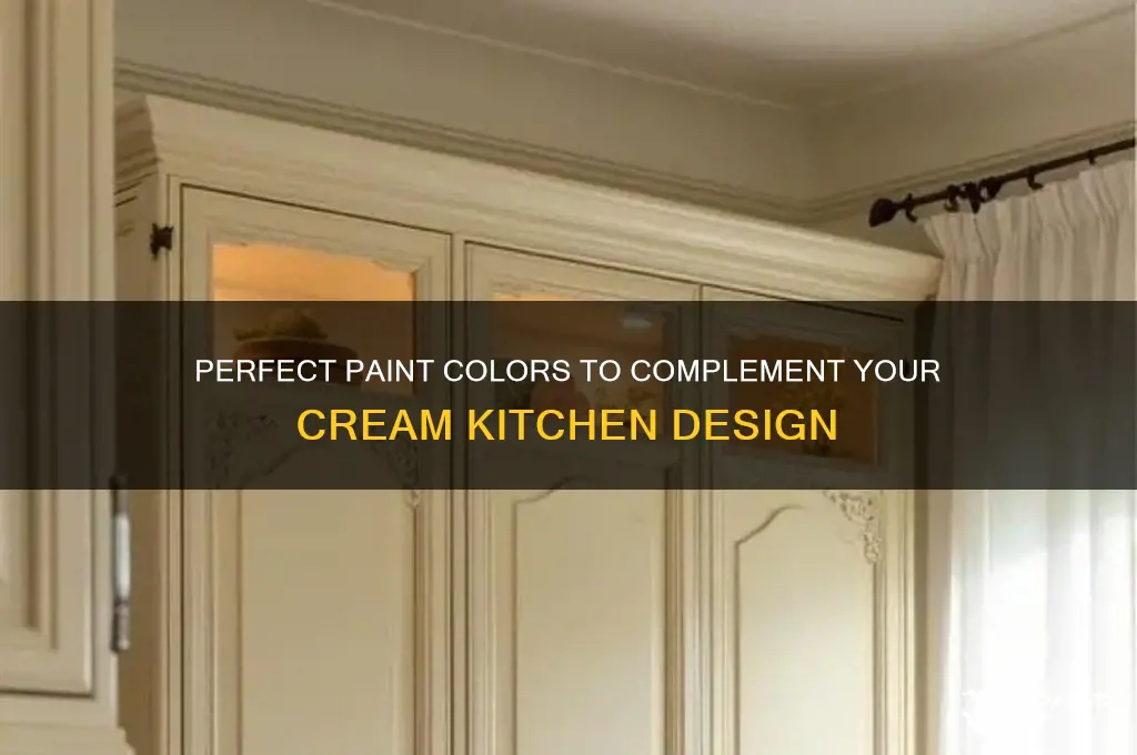 what colour paint goes with a cream kitchen
