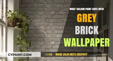 Perfect Paint Colors to Complement Grey Brick Wallpaper in Your Home
