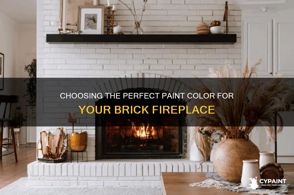 what colour should i paint my brick fireplace