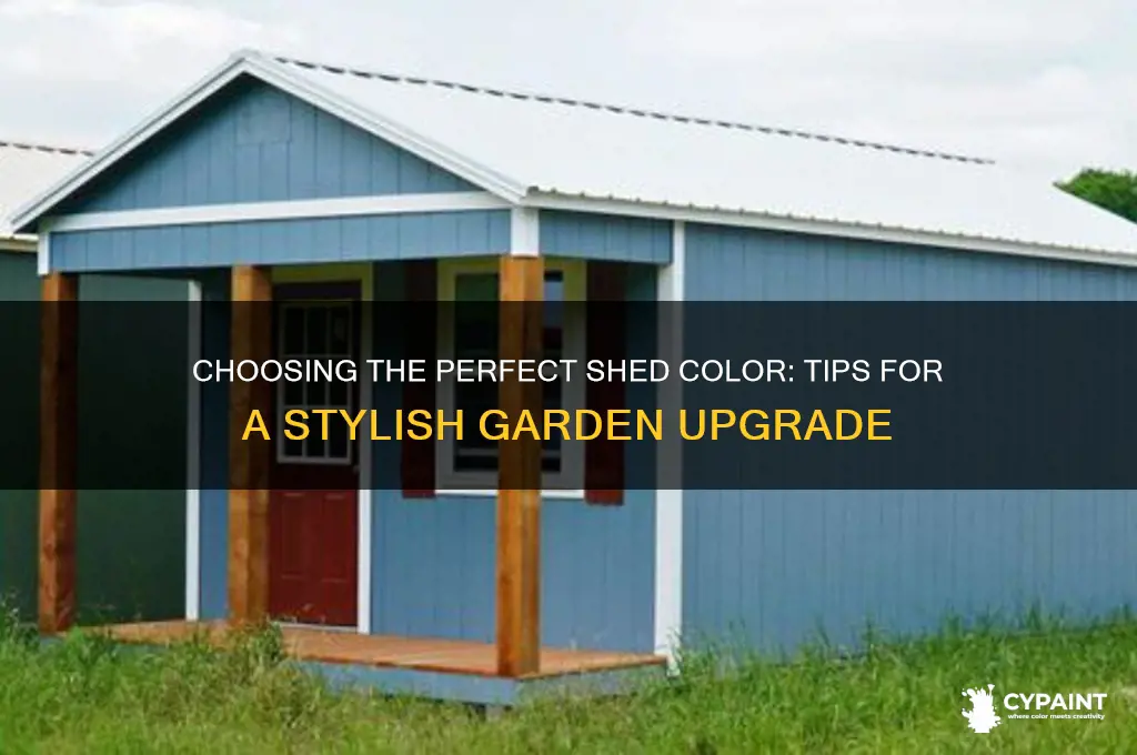 what colour should i paint my garden shed
