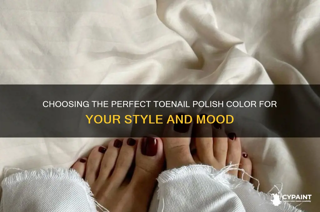 what colour should i paint my toenails