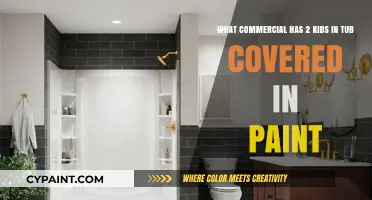 Colorful Chaos: The Famous Paint-Filled Tub Commercial