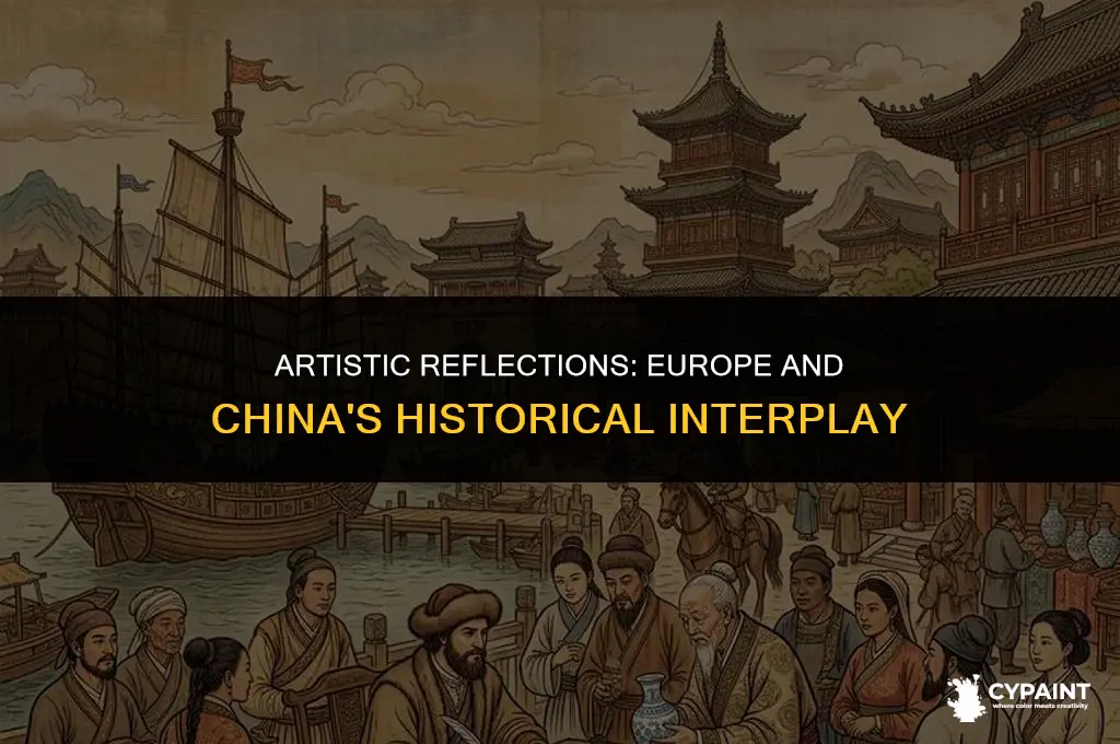 what conclusion about europe and china does the painting support