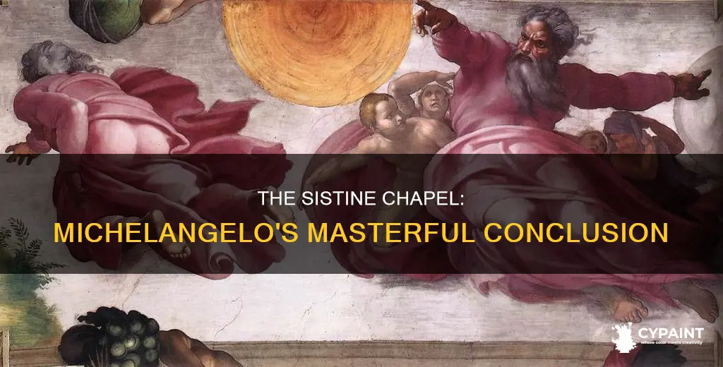 what conclusion about the painting of the sistine chapel