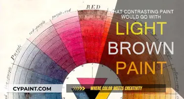 Light Brown Paint: Exploring Contrasting Color Palettes