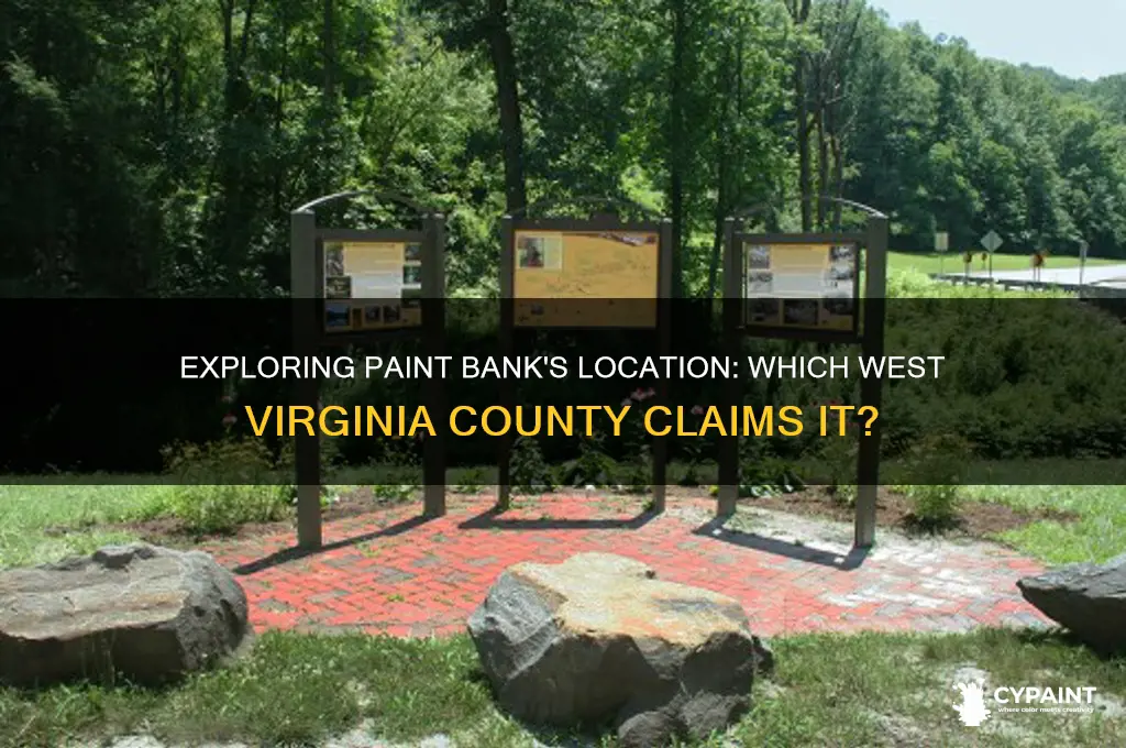 what county is paint bank in west virginia