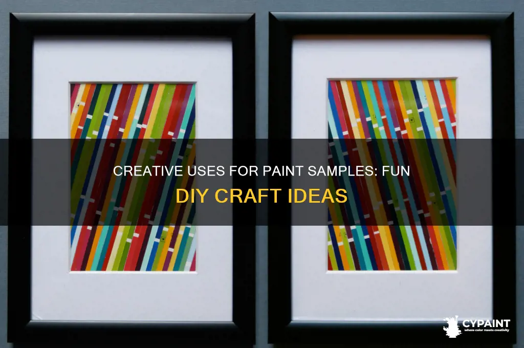 what crafts can be made with paint samples
