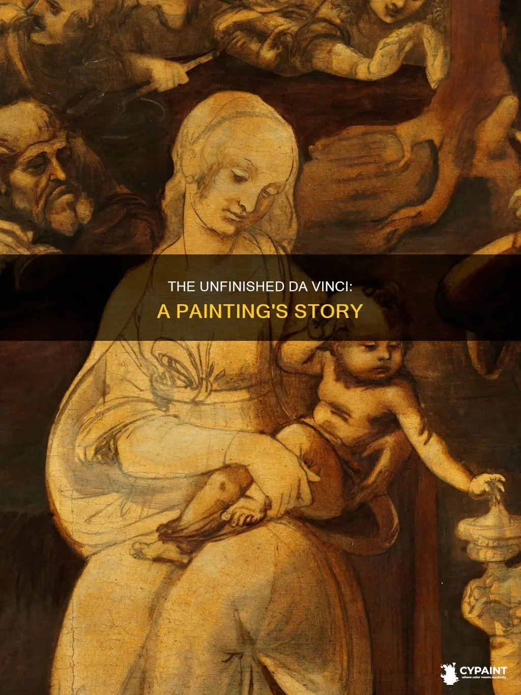 what davinci painting was left unfinished when he died